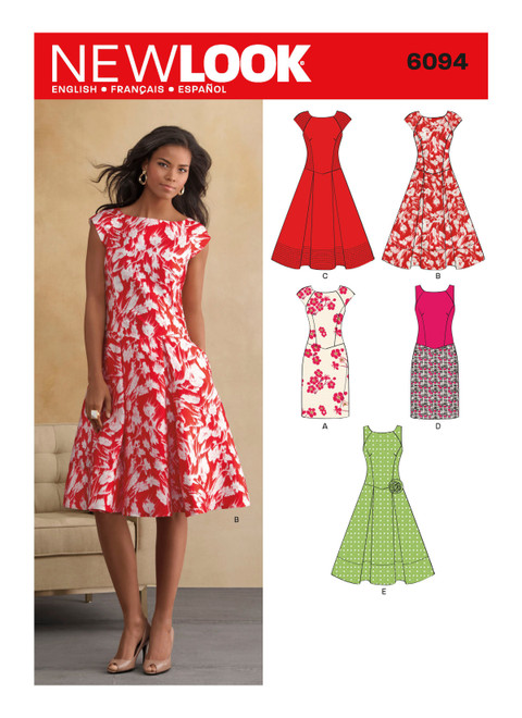 New Look Sewing Pattern N6094 Misses' Dresses