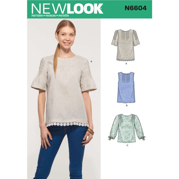 New Look Pattern N6604 Misses' Tops