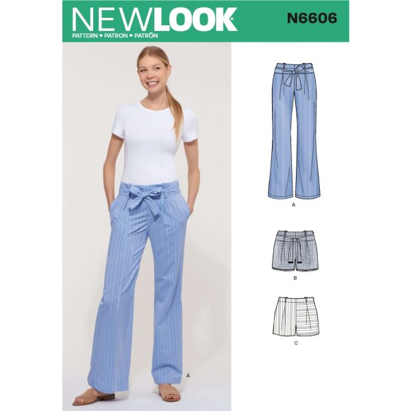 New Look Pattern N6606 Misses' Pant and Shorts