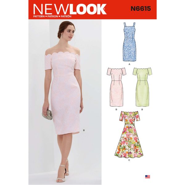 New Look Sewing Pattern N6615 Misses' Dresses