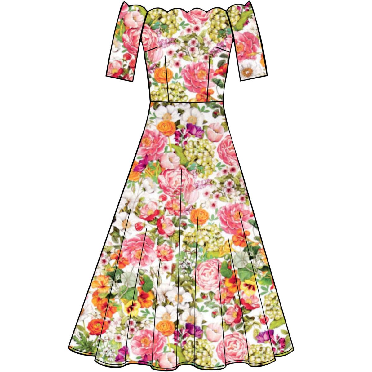 New Look Sewing Pattern N6615 Misses' Dresses