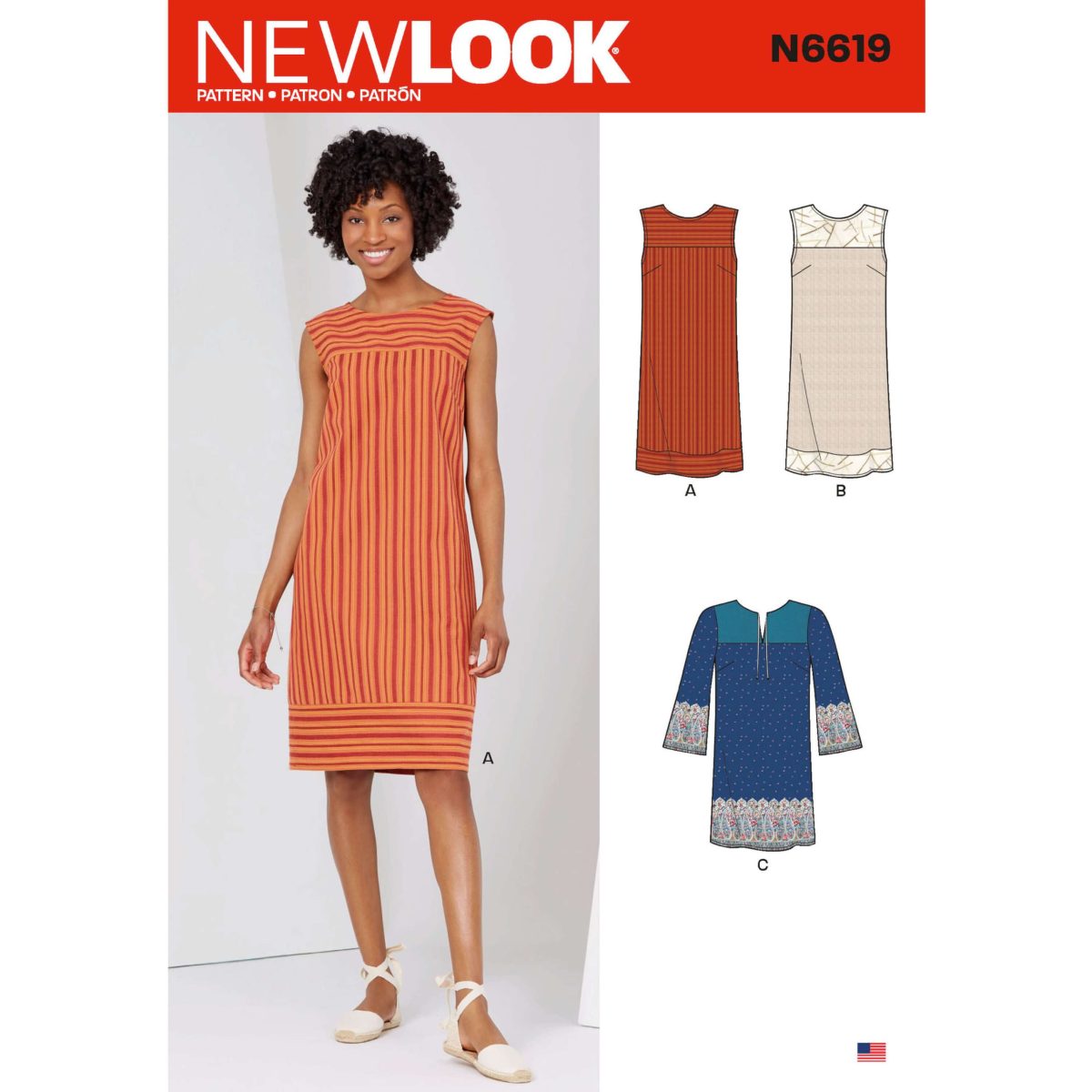 New Look Sewing Pattern N6619 Misses' Dresses