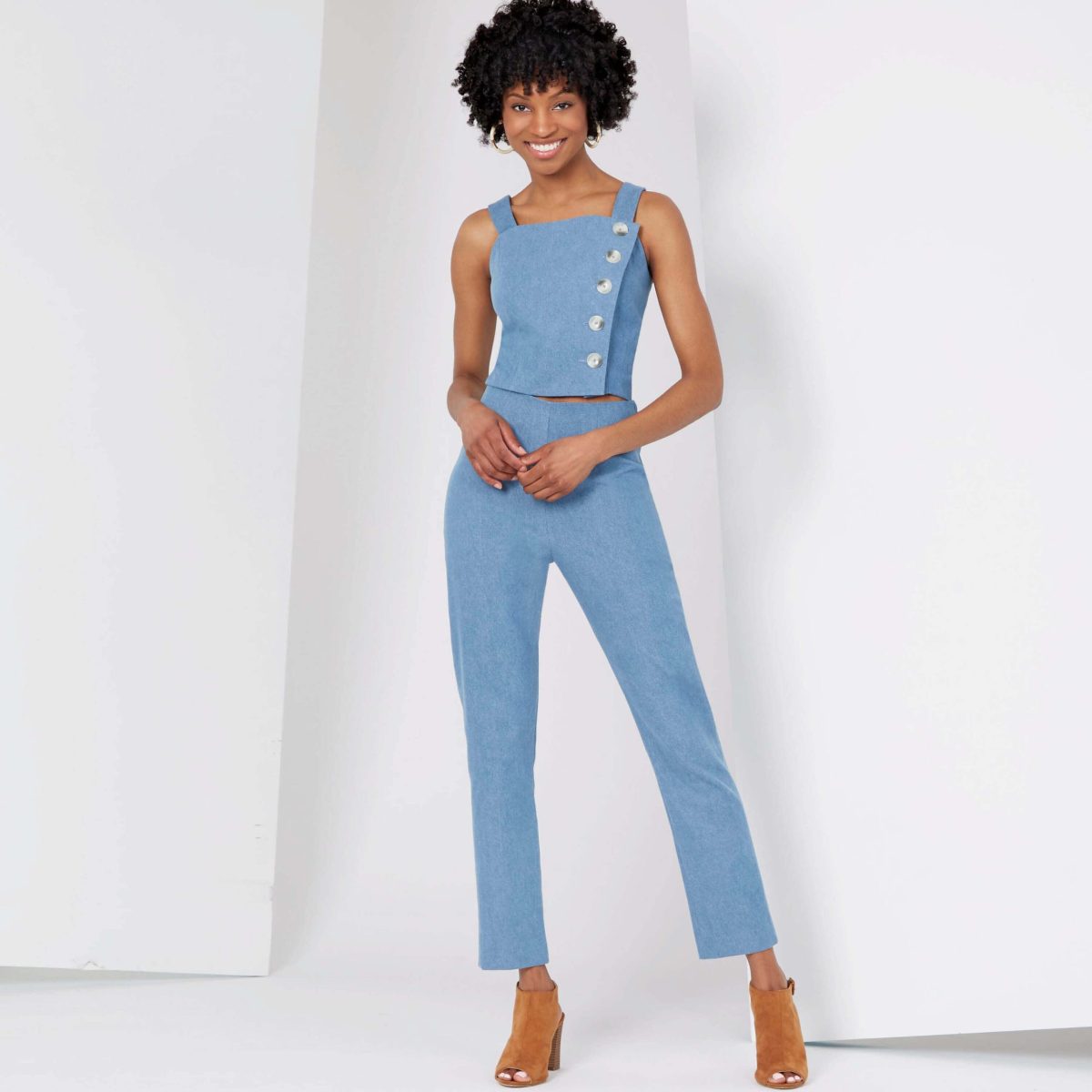 New Look Sewing Pattern N6627 Misses' Top, Skirt, And Pants