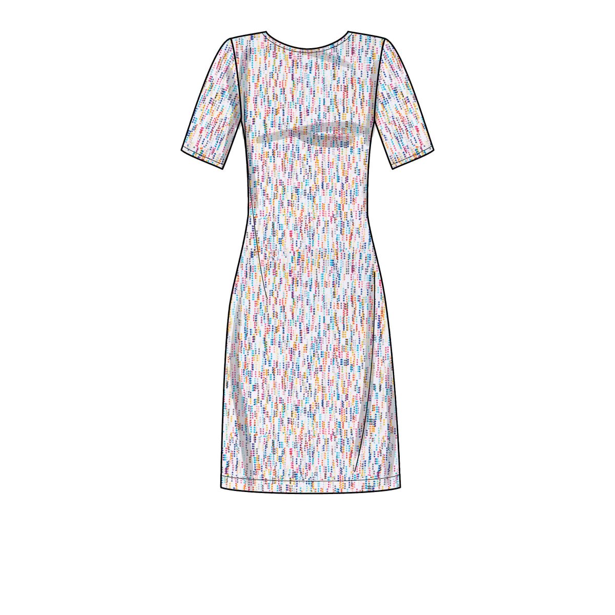 New Look Sewing Pattern N6650 Misses' Knit Dress