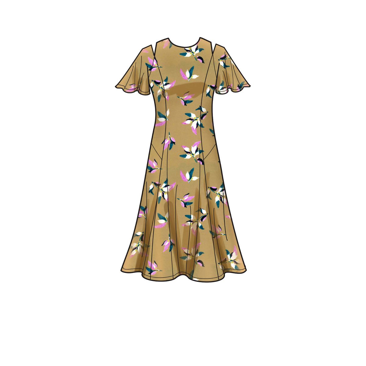 New Look Sewing Pattern N6652 Misses' Fit & Flared Dress