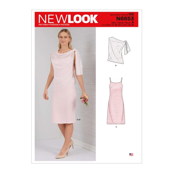 New Look Sewing Pattern N6653 Misses' Dress & Top