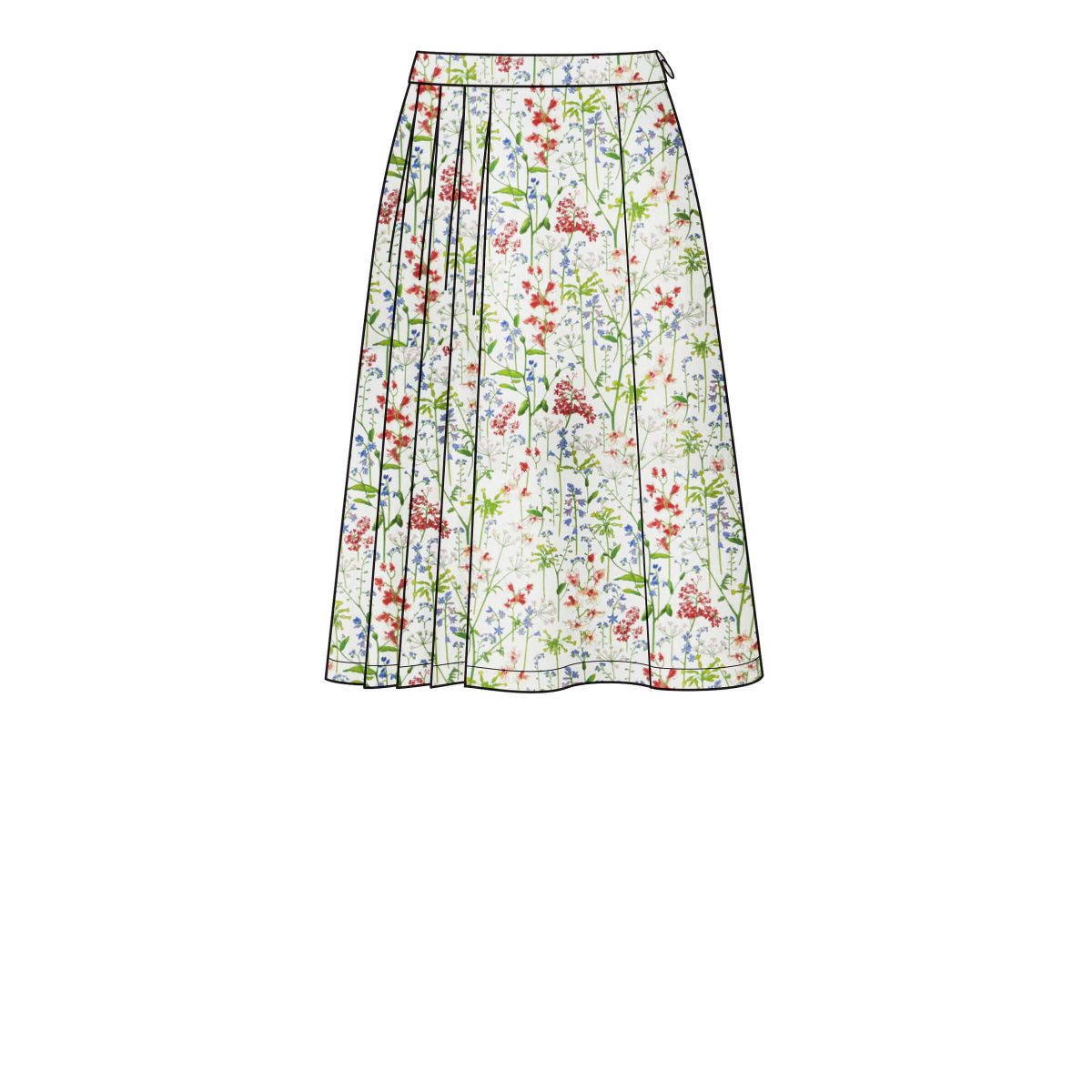 New Look Sewing Pattern N6659 Misses' Pleated Skirts