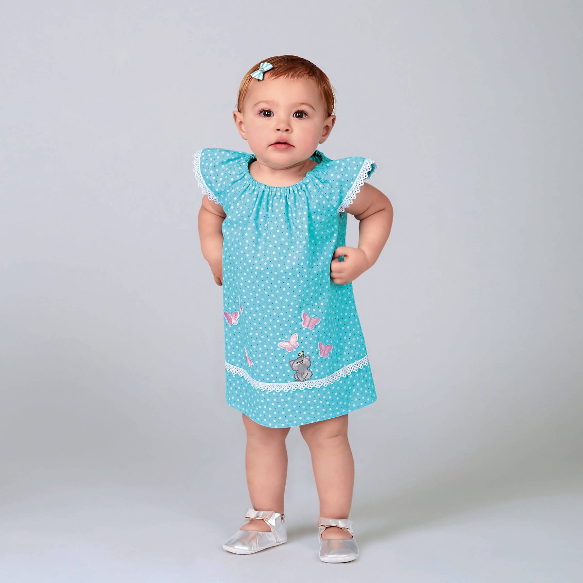 New Look Sewing Pattern N6663 Infants' Dress, Top & Trousers