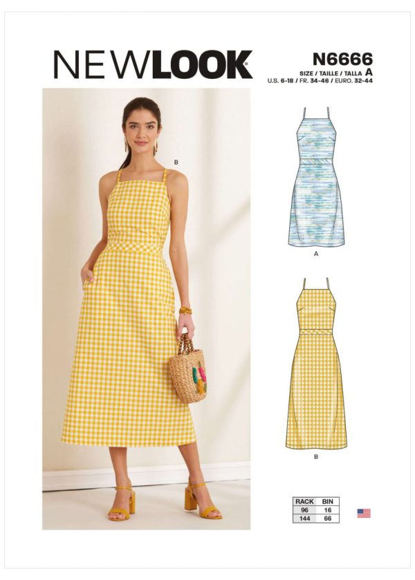 New Look Sewing Pattern N6666 Misses' Dress