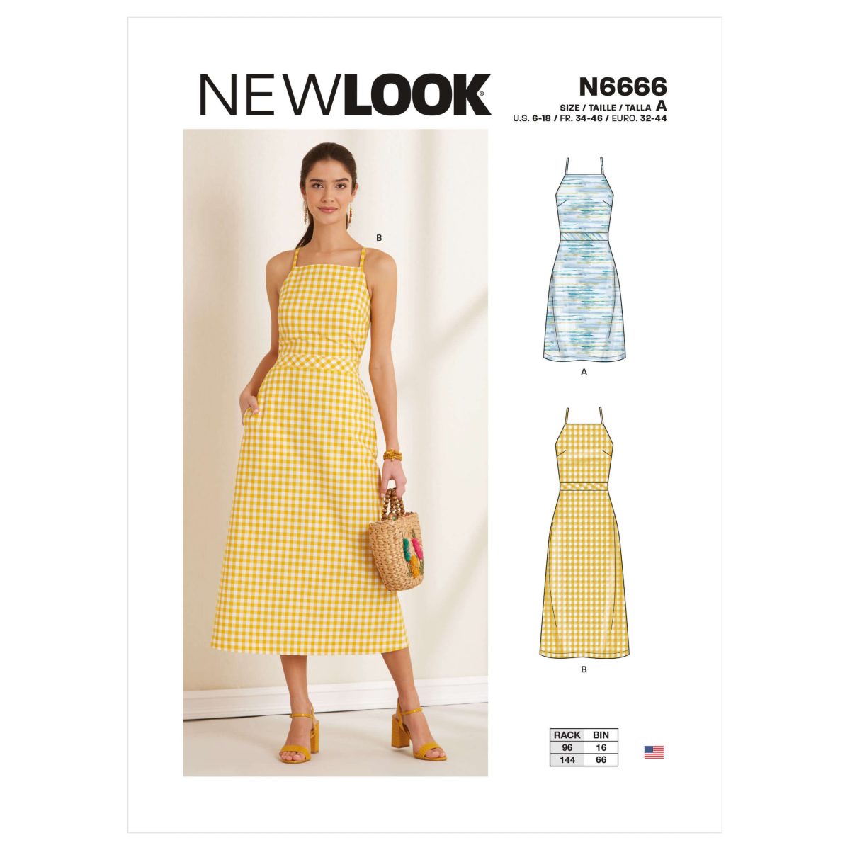 New Look Sewing Pattern N6666 Misses' Dress