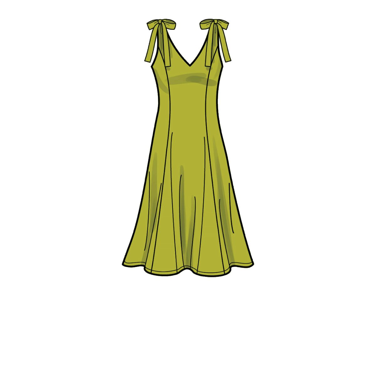 New Look Sewing Pattern N6669 Misses' Dress, designed for stretch knits