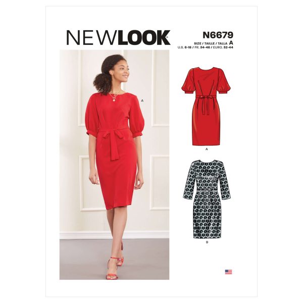 New Look Sewing Pattern N6679 Misses' Dress