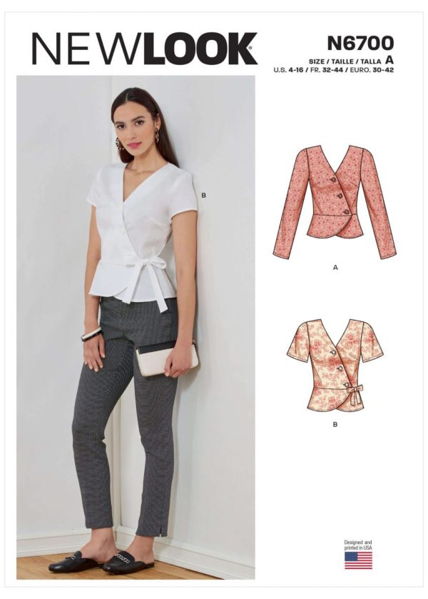 New Look Sewing Pattern N6700 Misses' Tops