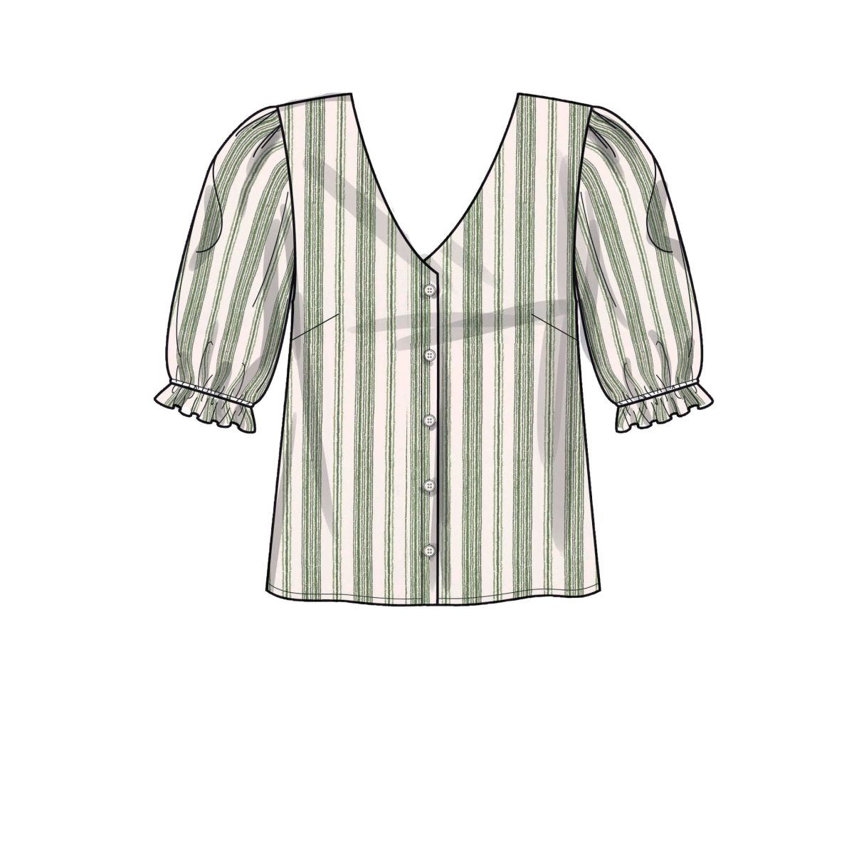 New Look Sewing Pattern N6707 Misses' Tops