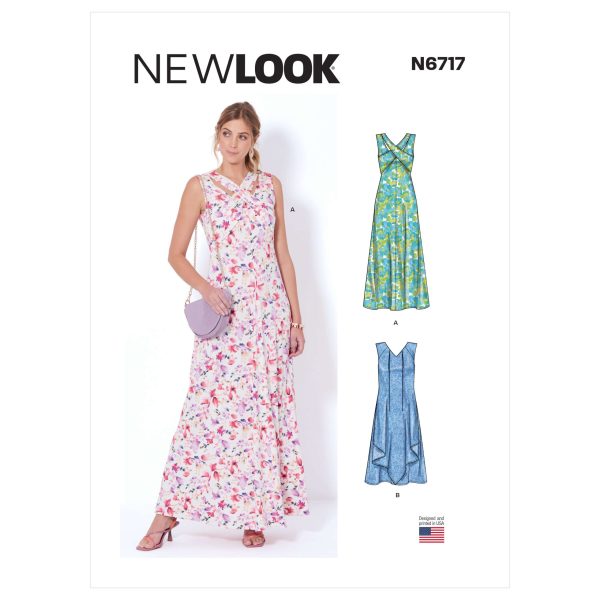 New Look Sewing Pattern N6717 Misses' Knit Dresses
