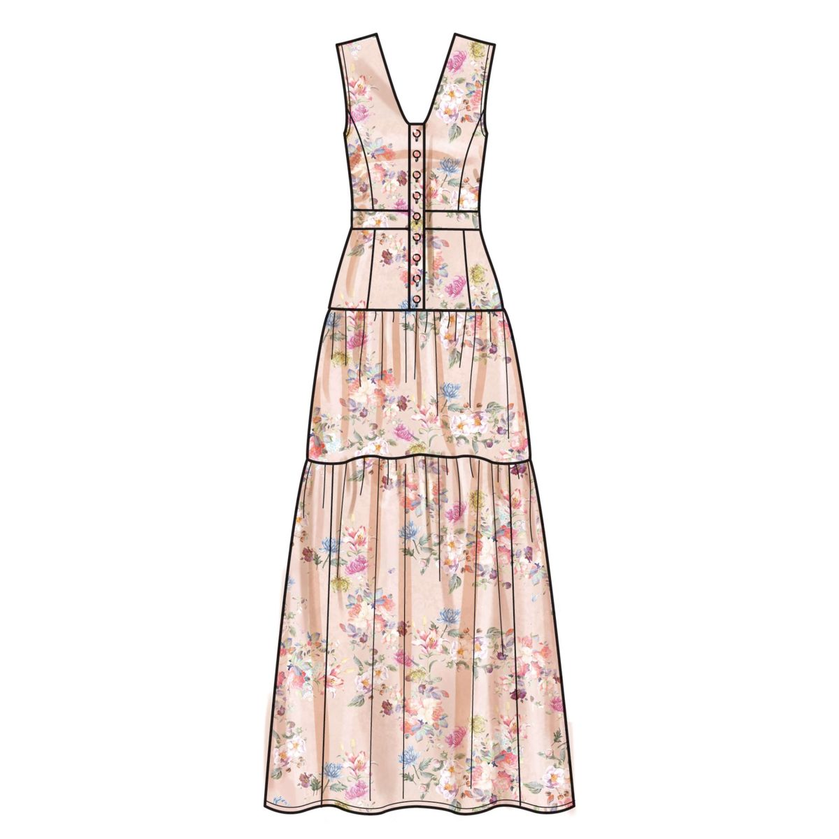 New Look Sewing Pattern N6718 Misses' Dress