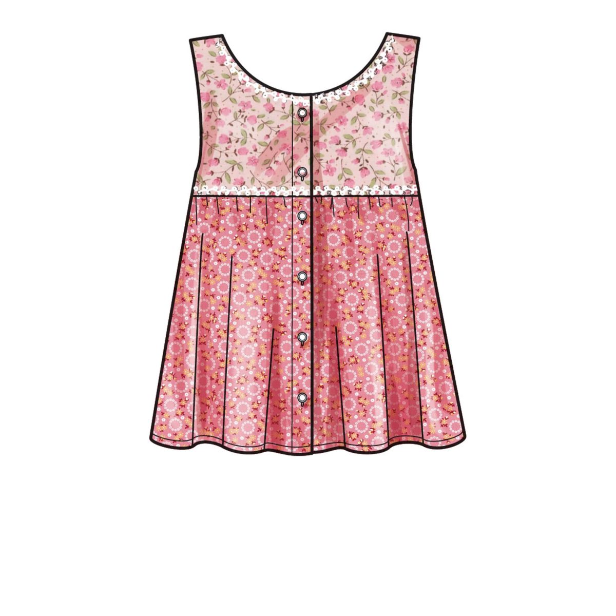 New Look Sewing Pattern N6719 Misses' Tops