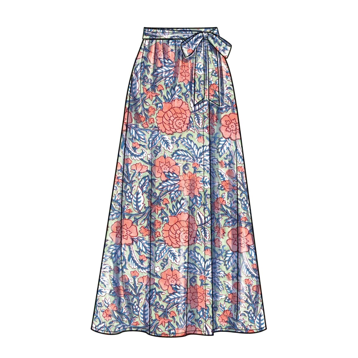 New Look Sewing Pattern N6722 Misses' Bra Tops and Wrap Skirt