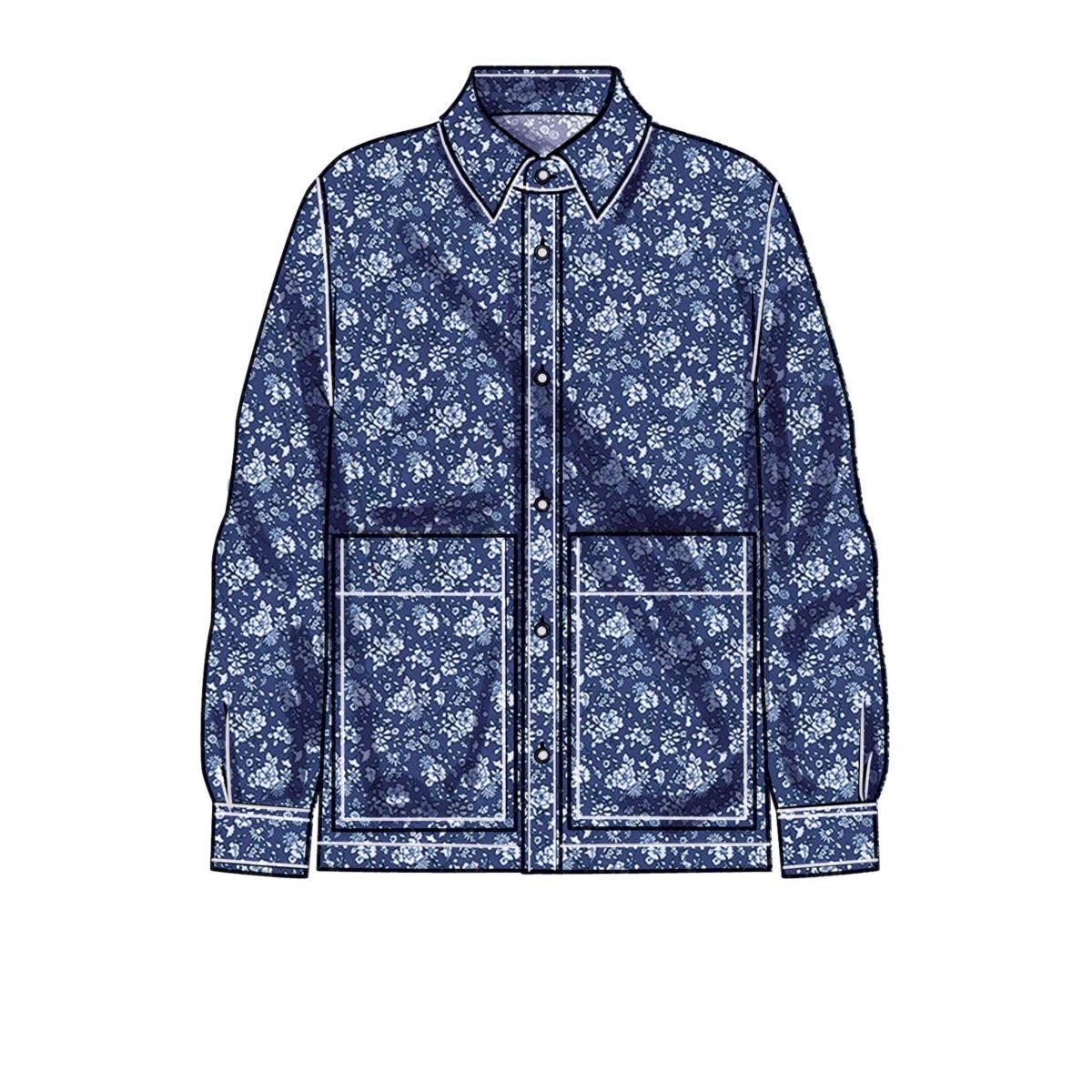 New Look Sewing Pattern N6724 Unisex Shirt