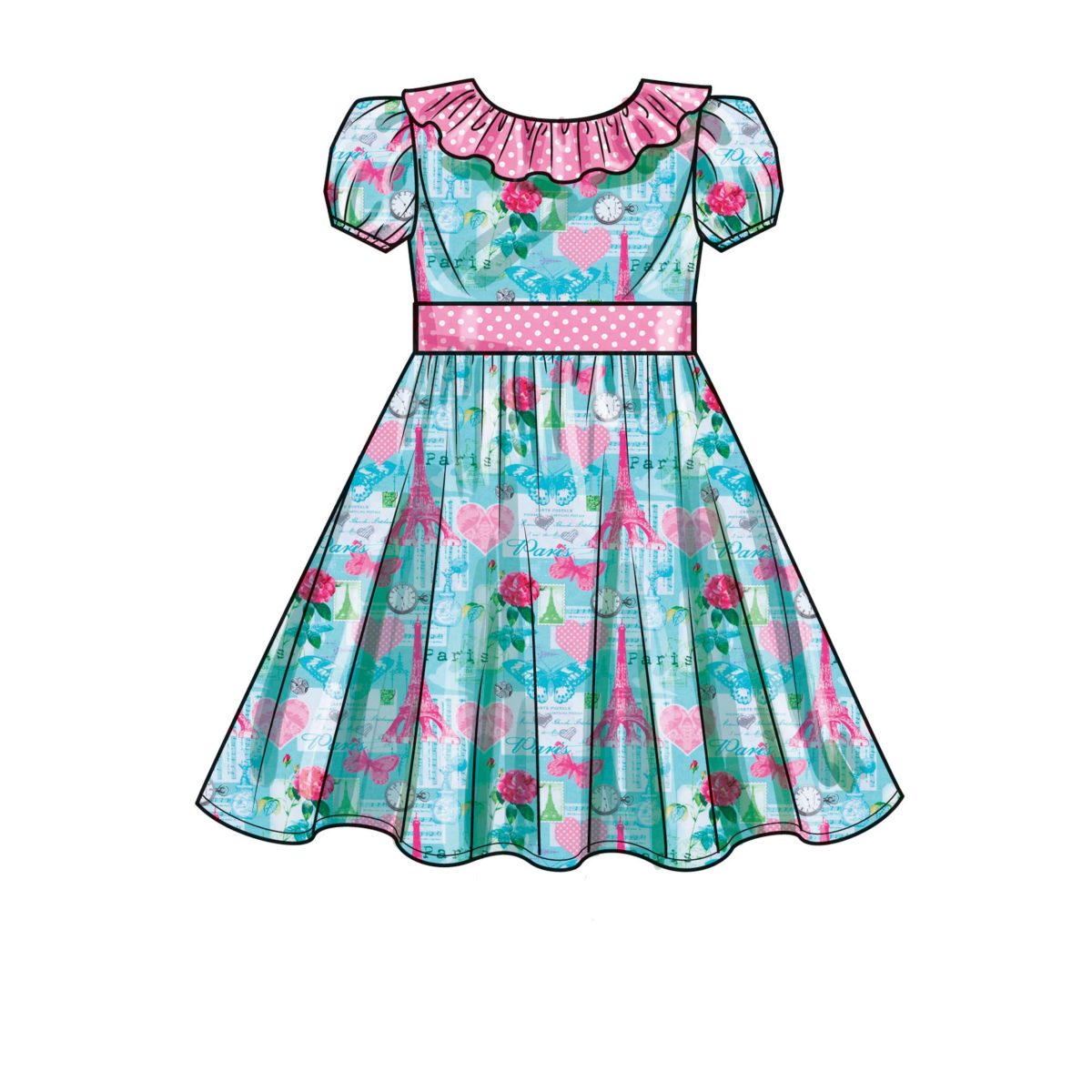New Look Sewing Pattern N6726 Toddlers' and Children's Dresses