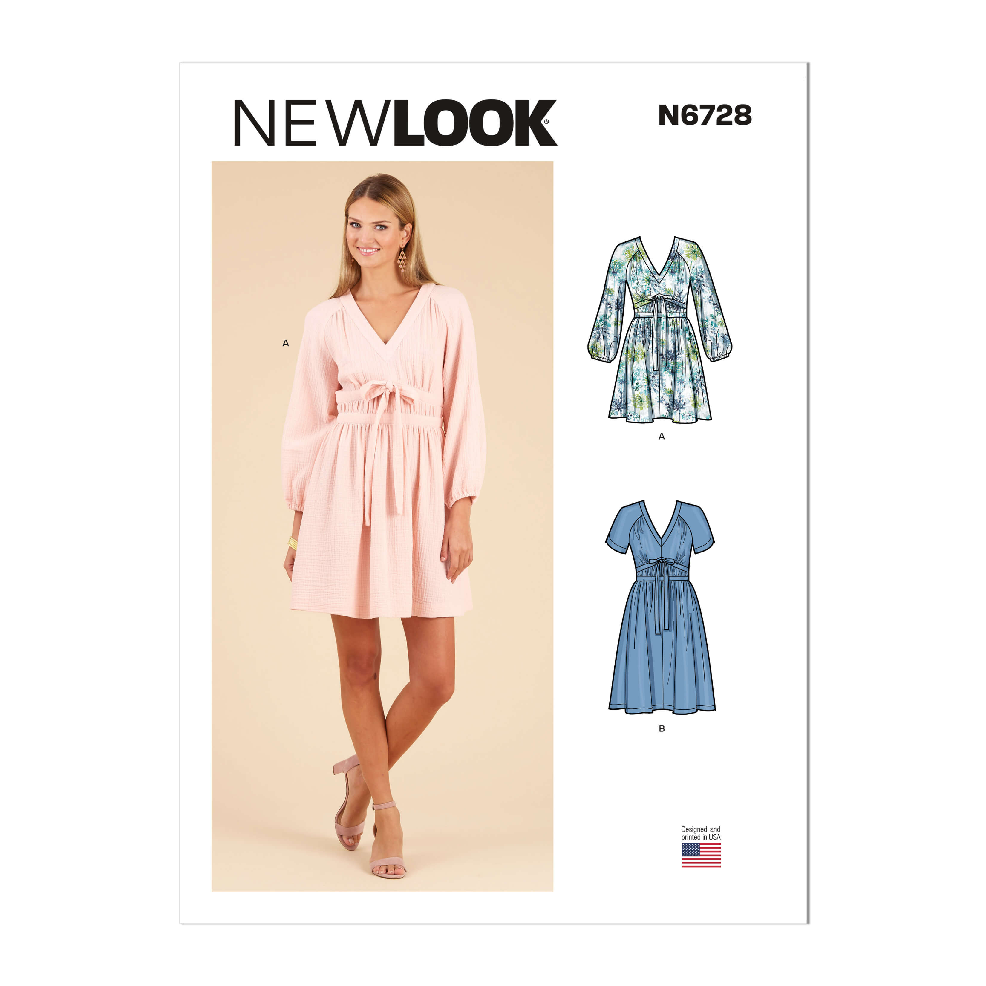 New Look Sewing Pattern N6728 Misses' Dresses