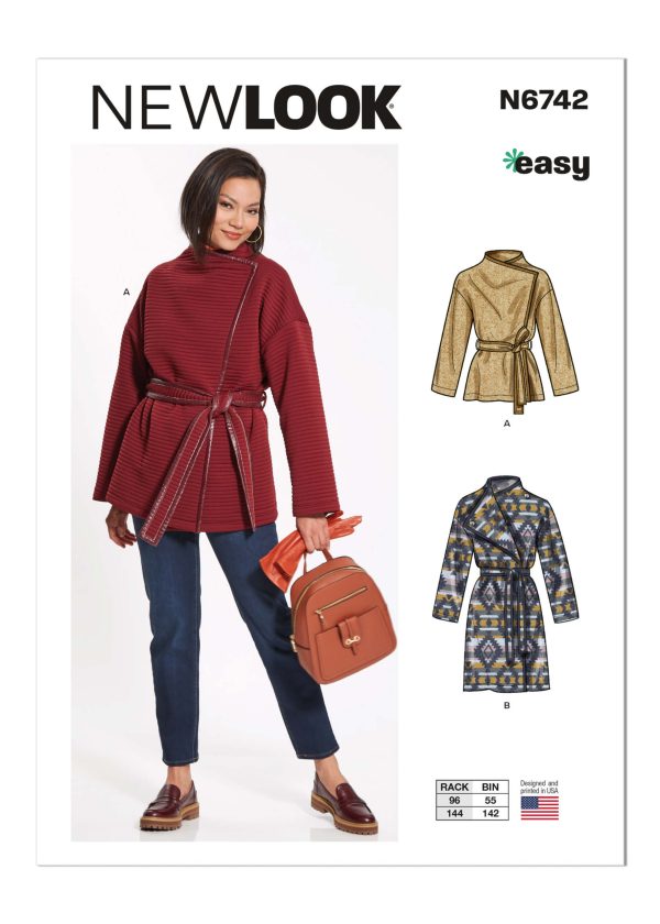 New Look Sewing Pattern N6742 Misses' Jacket and Coat