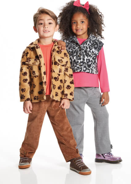 New Look Sewing Pattern N6746 Children's Knit Top, Jacket, Waistcoat and Cargo Pants