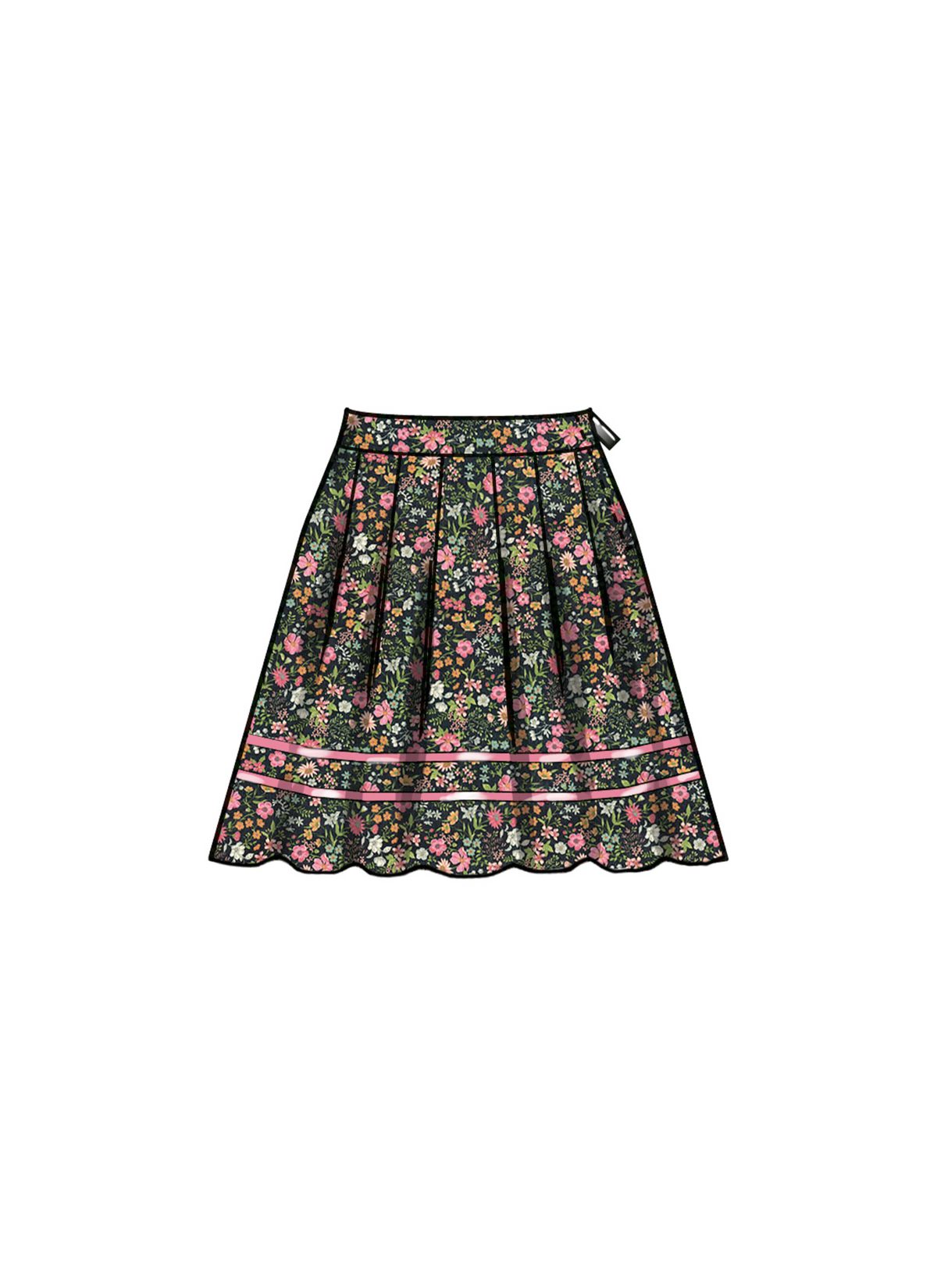 New Look Sewing Pattern N6755 Misses' Skirt In Two Lengths