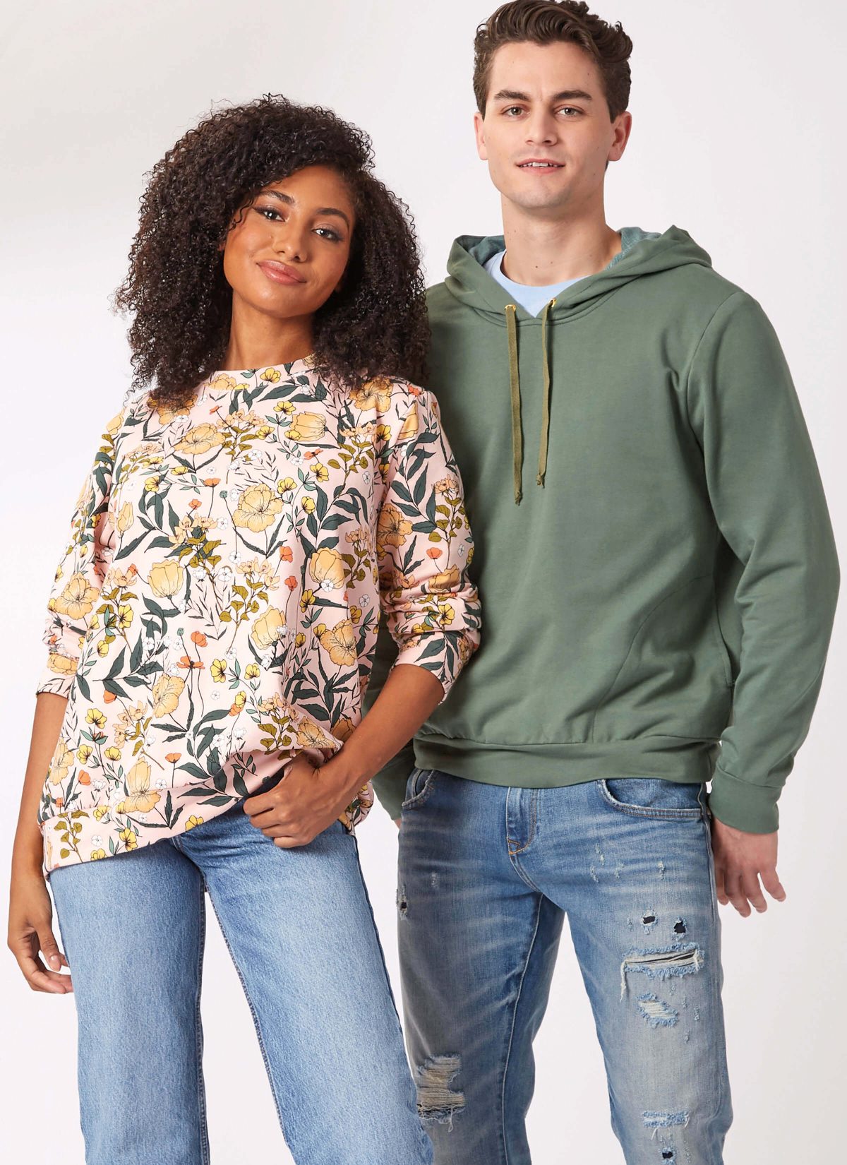 New Look Sewing Pattern N6759 Misses' and Men's Sweatshirts
