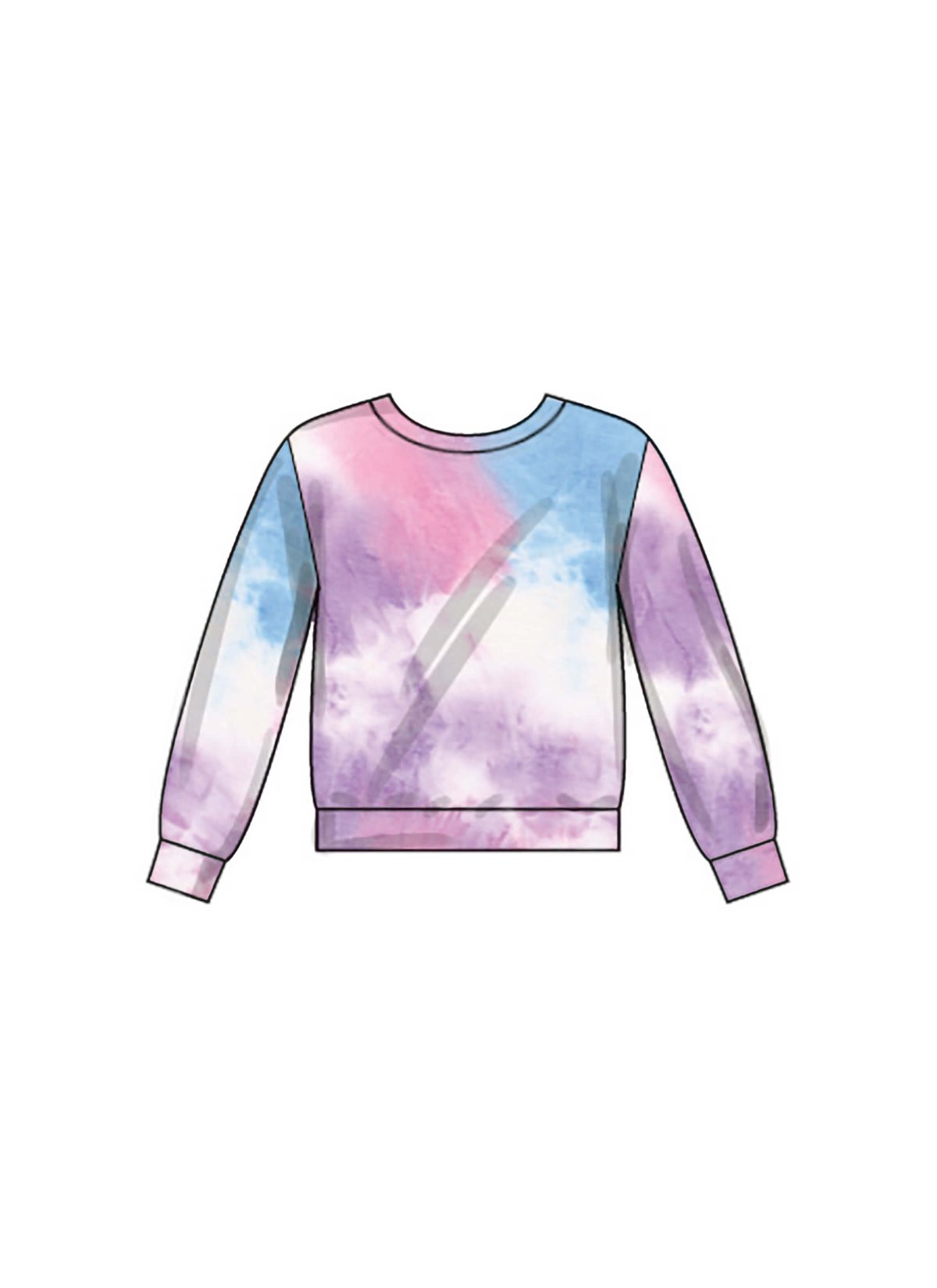 New Look Sewing Pattern N6759 Misses' and Men's Sweatshirts