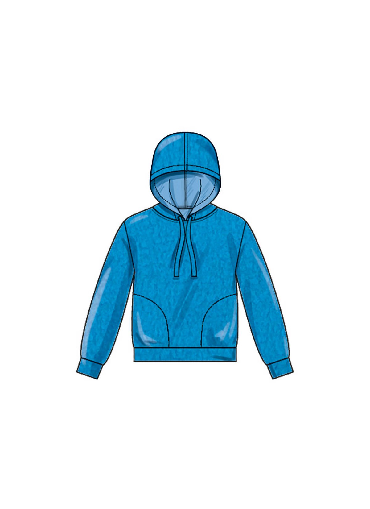 New Look Sewing Pattern N6759 Misses' and Men's Sweatshirts