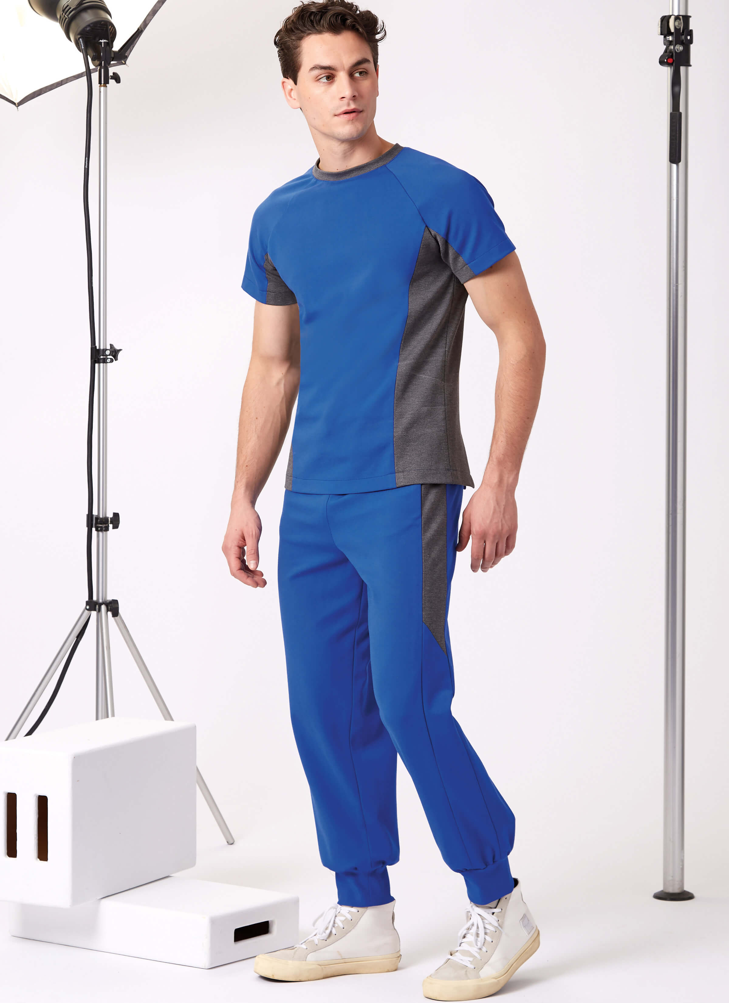 New Look Sewing Pattern N6760 Men's Knit Top and Joggers