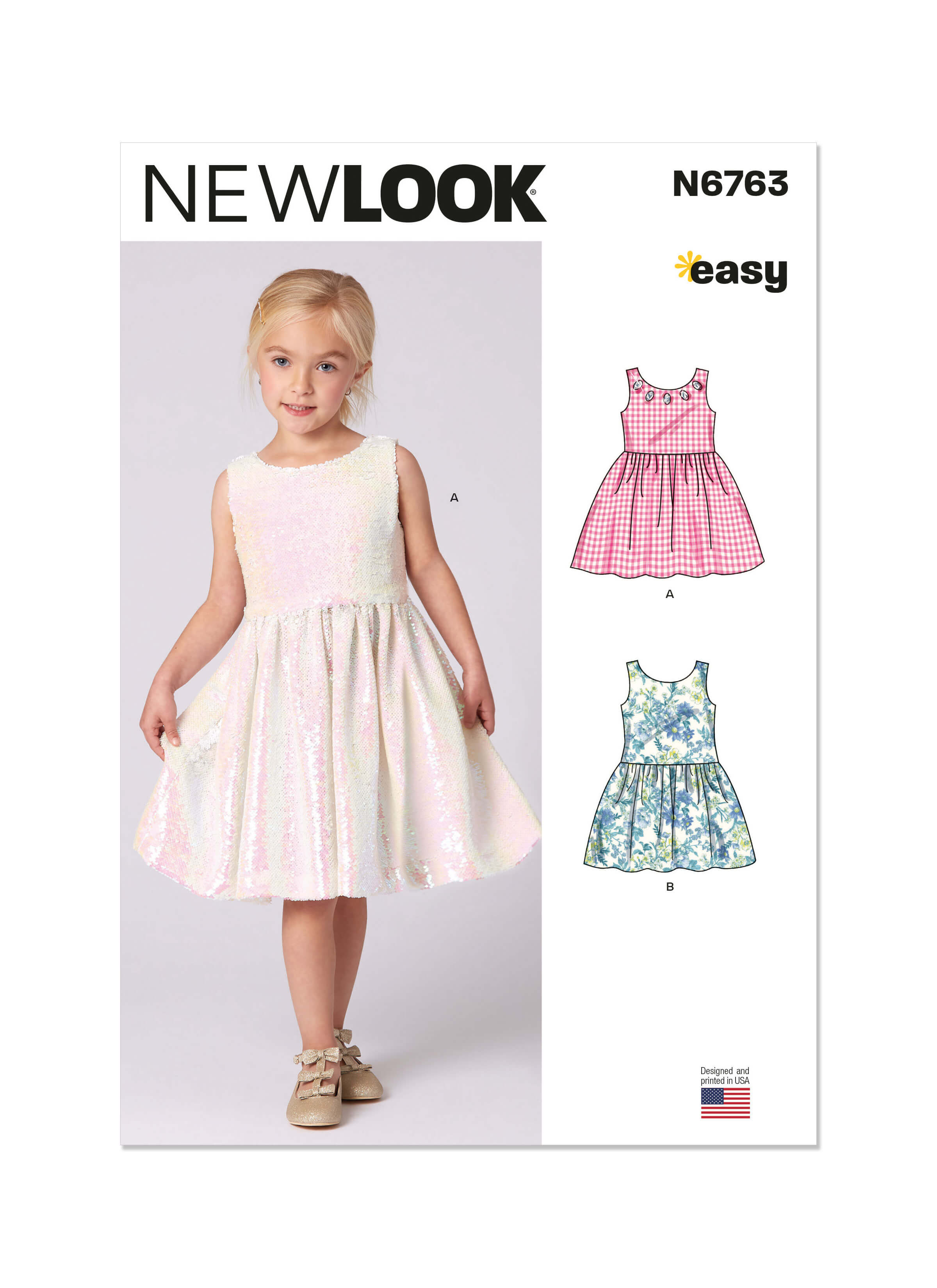 New Look Sewing Pattern N6763 Children's Dress