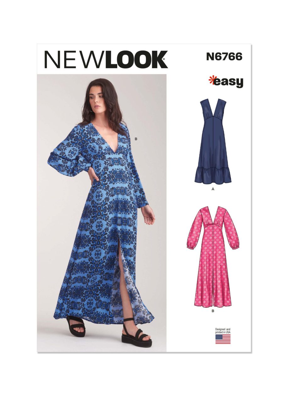 N6390 | New Look Sewing Pattern Misses' Dresses with Full Skirt and Bolero  | New Look