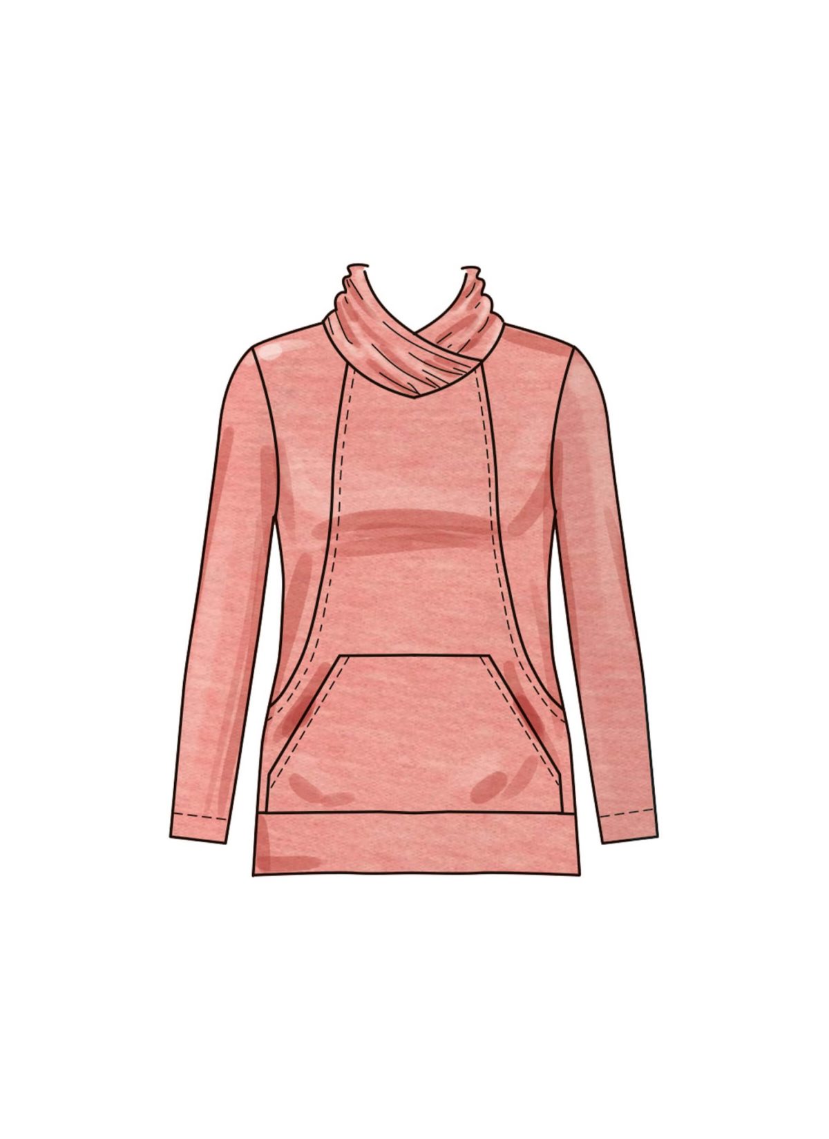 New Look Sewing Pattern N6771 Misses' Knit Top and Trousers