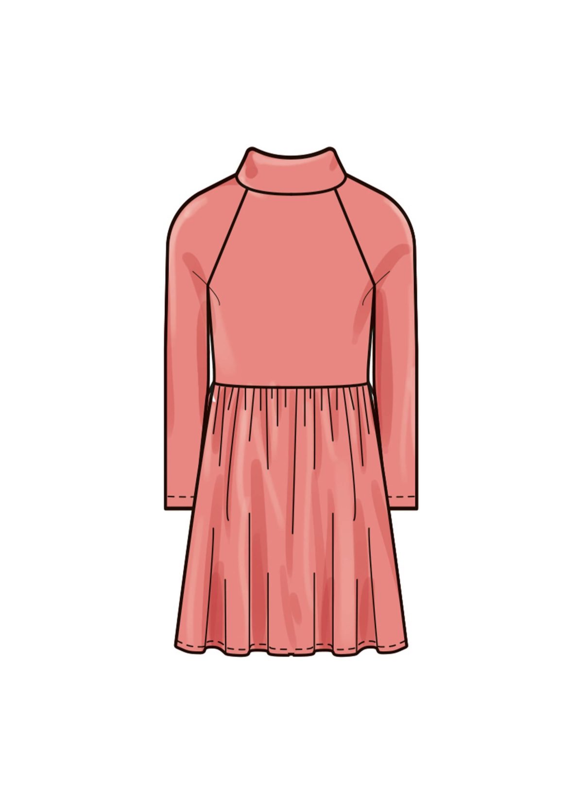 New Look Sewing Pattern N6773 Children's and Girls' Knit Dresses