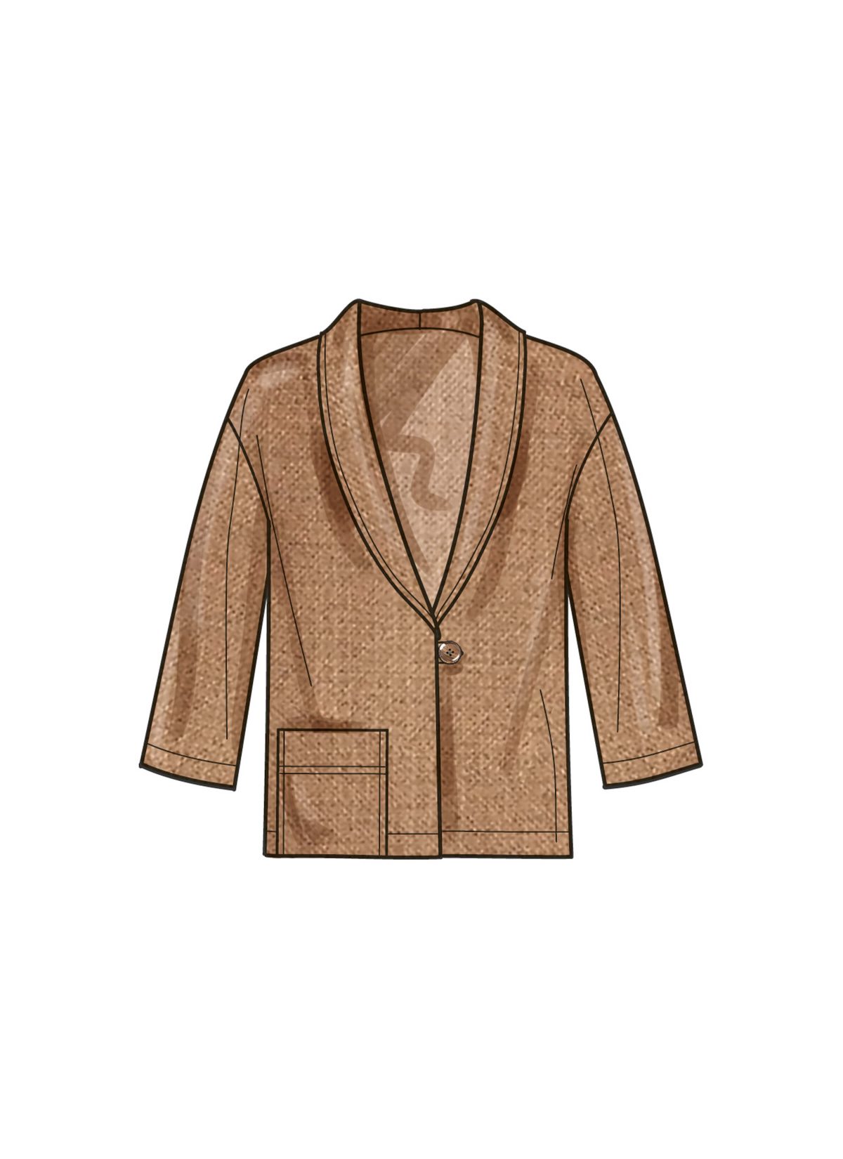 New Look Sewing Pattern N6780 Misses' Jacket, Shorts and Trousers