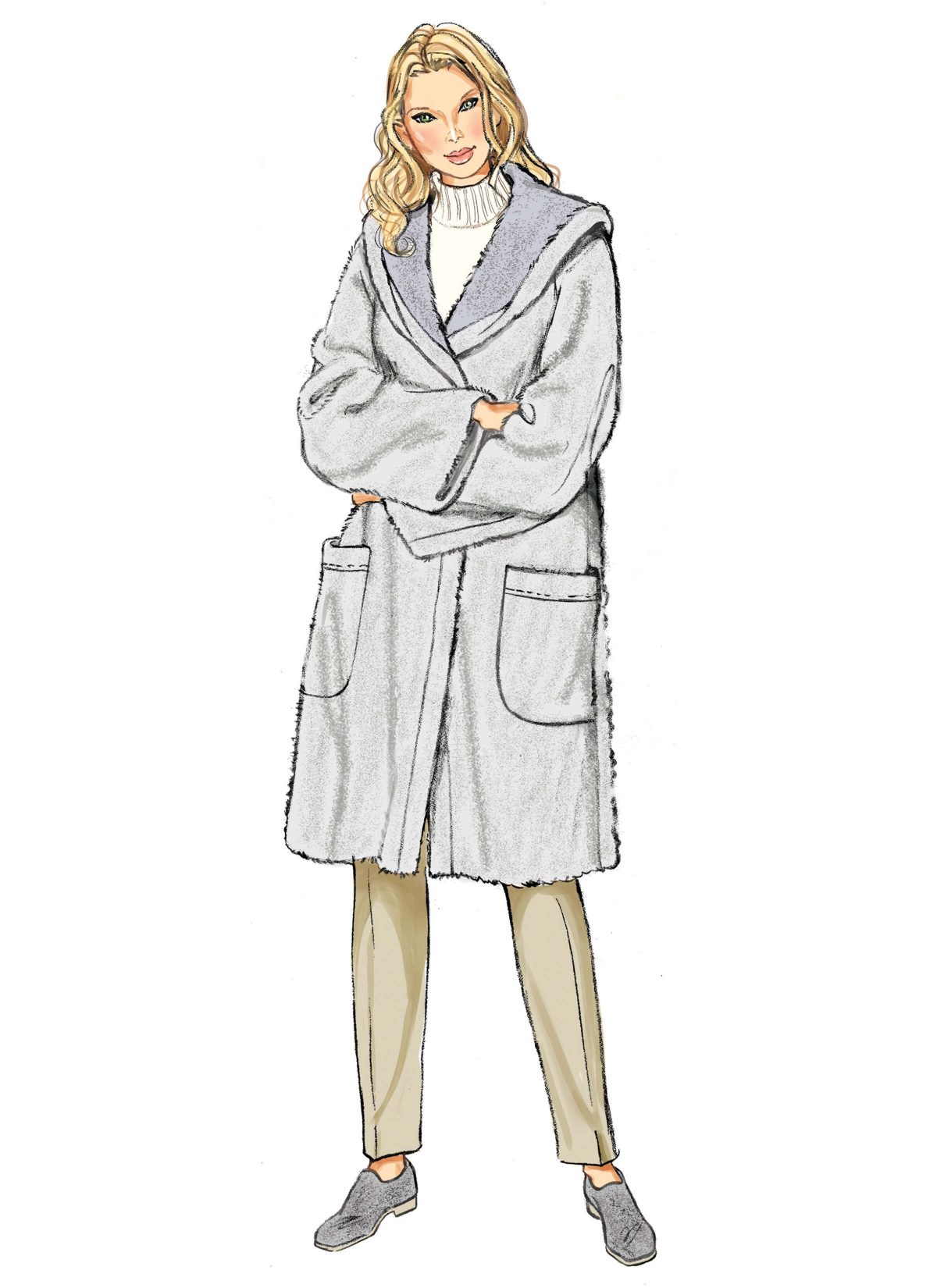 New Look Sewing Pattern N6811 Misses' Coat in Two Lengths and Jacket