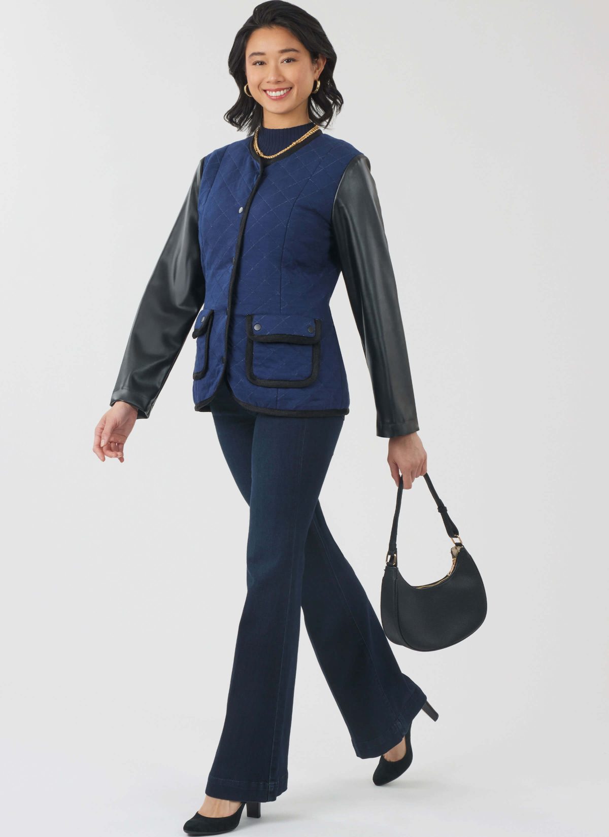 New Look Sewing Pattern N6812 Misses' Jacket and Vest