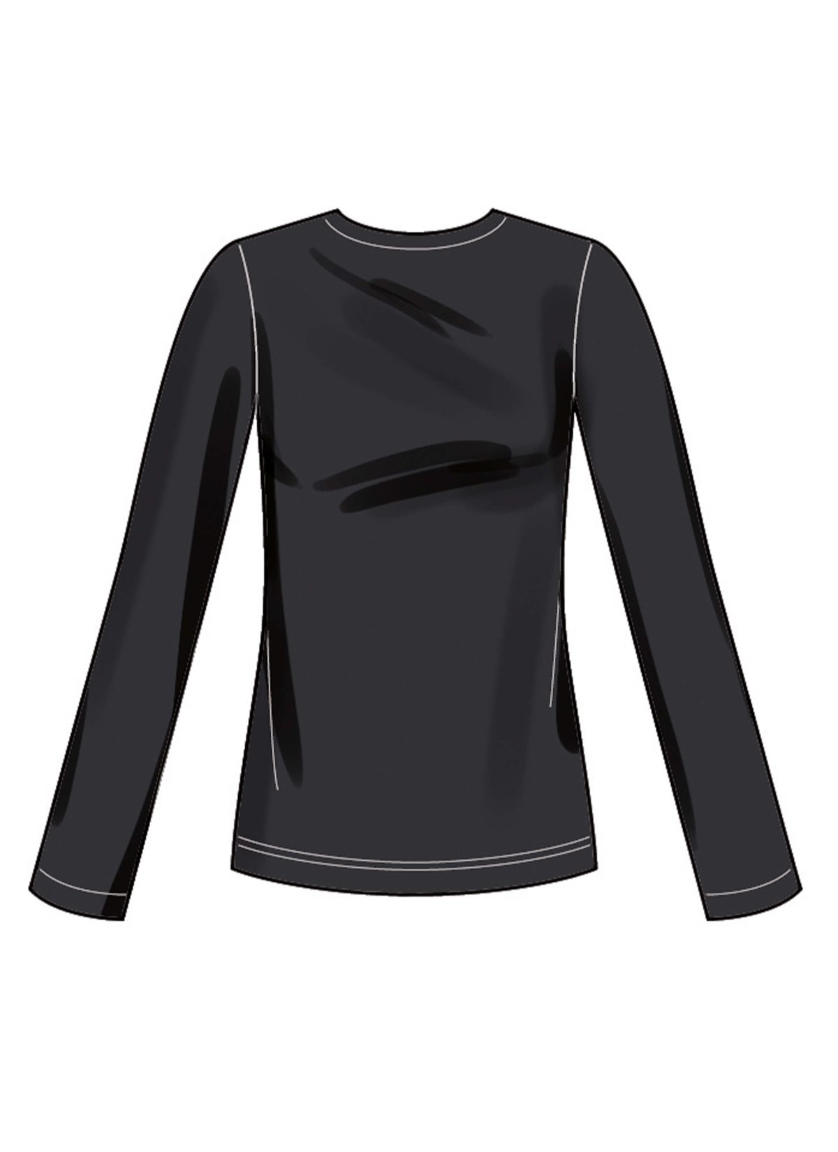 New Look Sewing Pattern N6815 Misses' Knit Tops and Skirt In Two Lengths