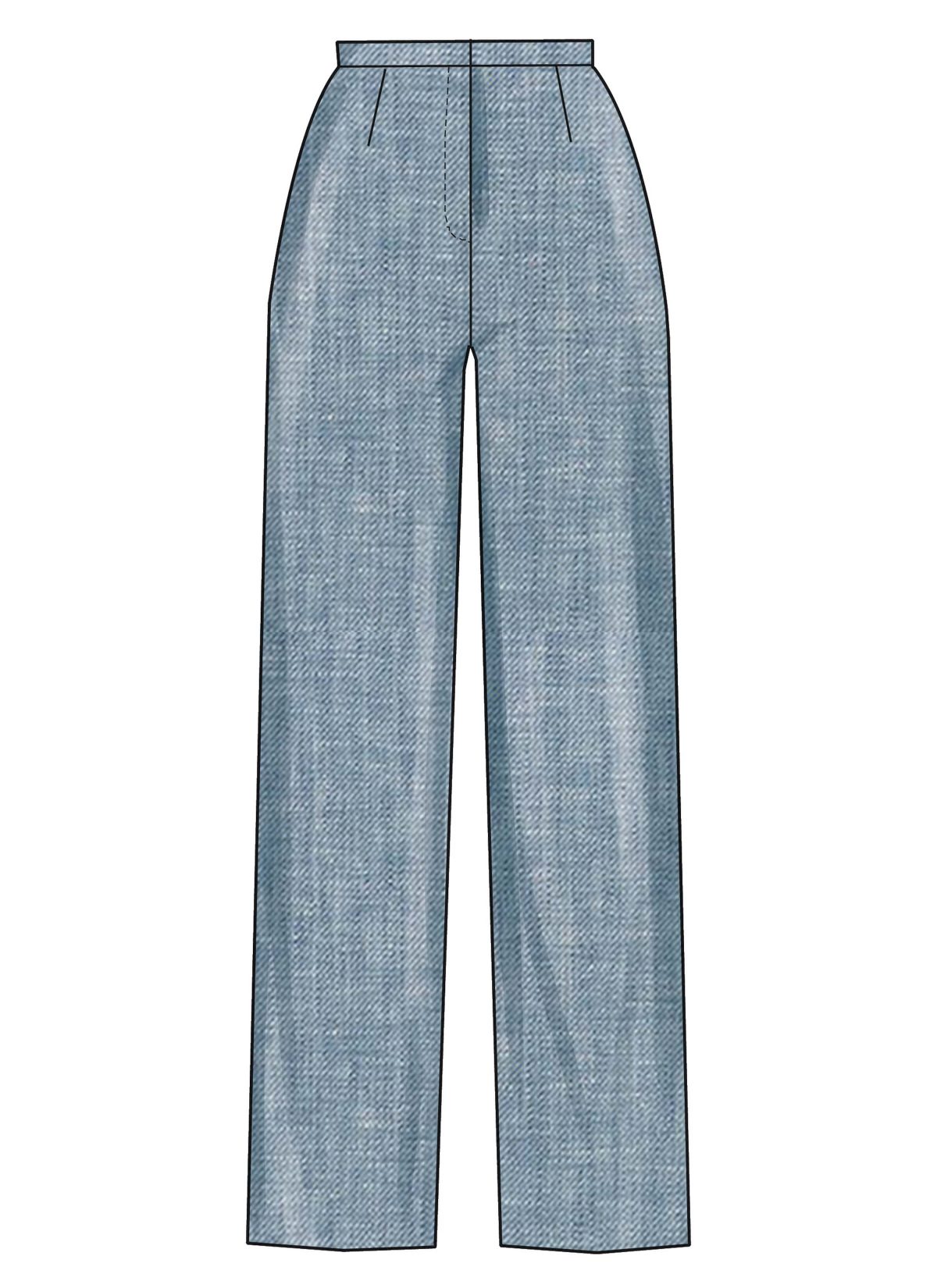 New Look Sewing Pattern N6817 Misses' Draped Front Vest, Jacket and Trousers