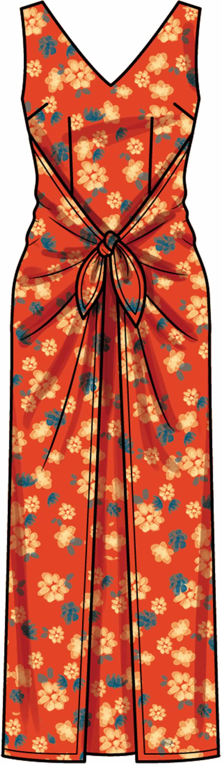 New Look Sewing Pattern N6821 Misses' Dress in Two Lengths