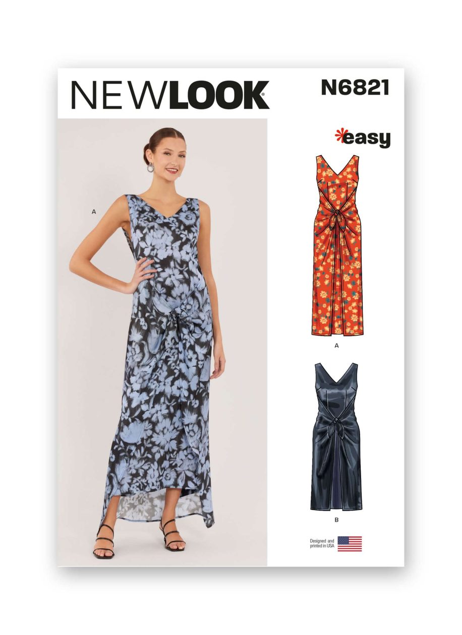 New Look Sewing Pattern N6821 Misses' Dress in Two Lengths