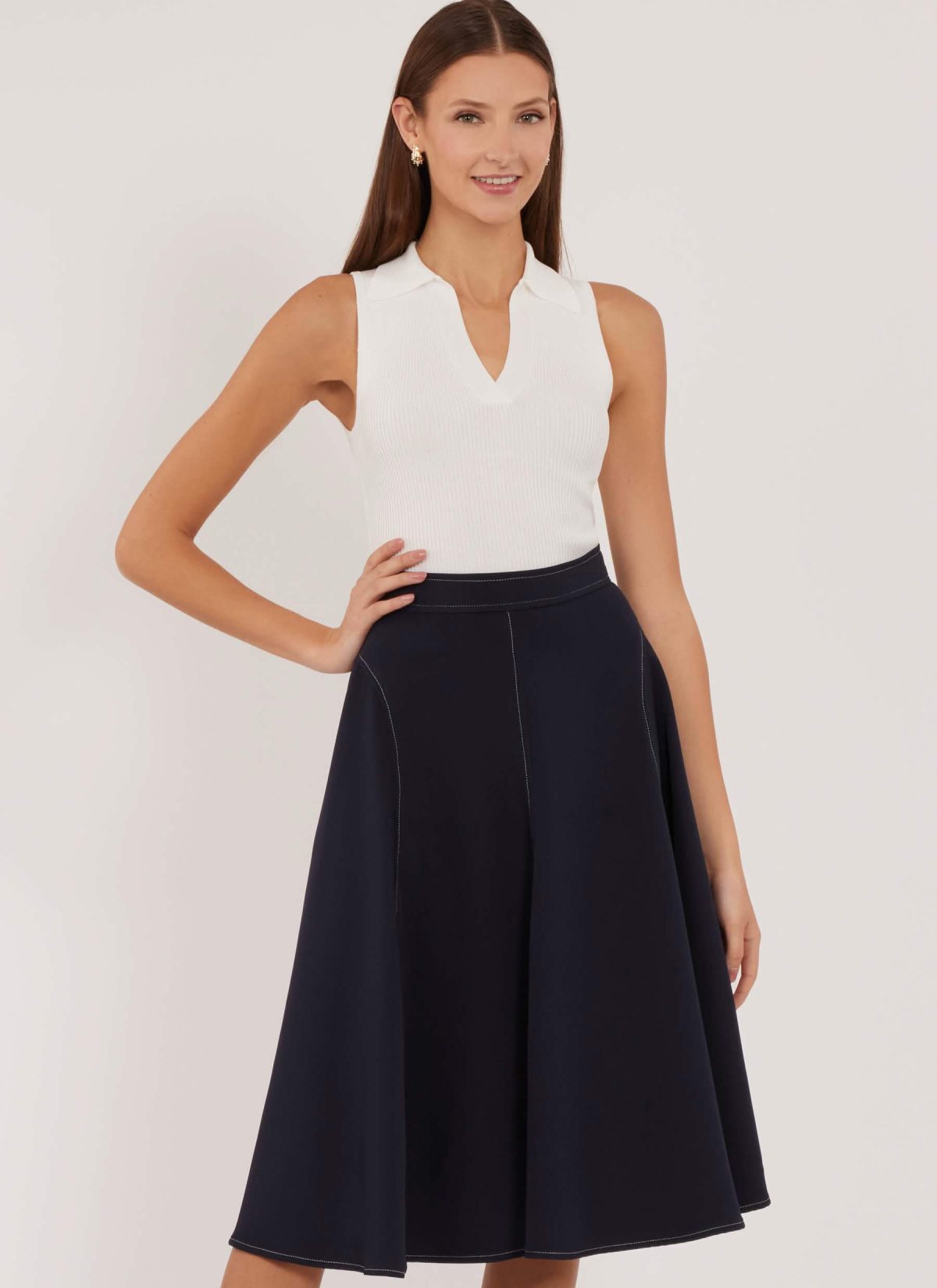 New Look Sewing Pattern N6825 Misses' Skirts in Two Lengths