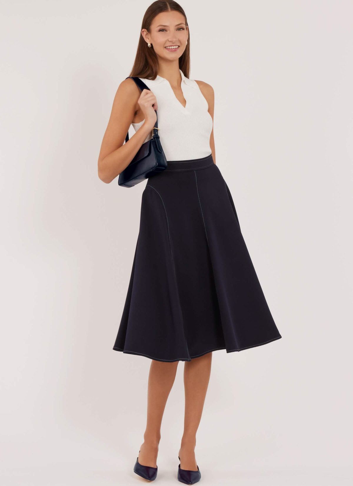New Look Sewing Pattern N6825 Misses' Skirts in Two Lengths