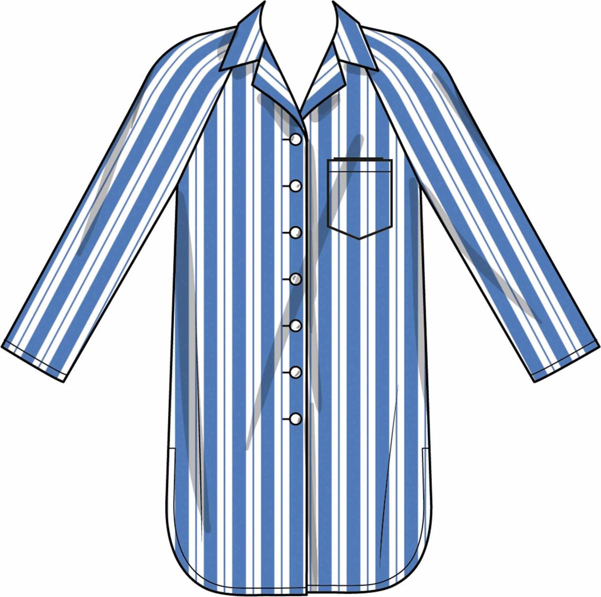 New Look Sewing Pattern N6828 Misses' Trousers and Shirt