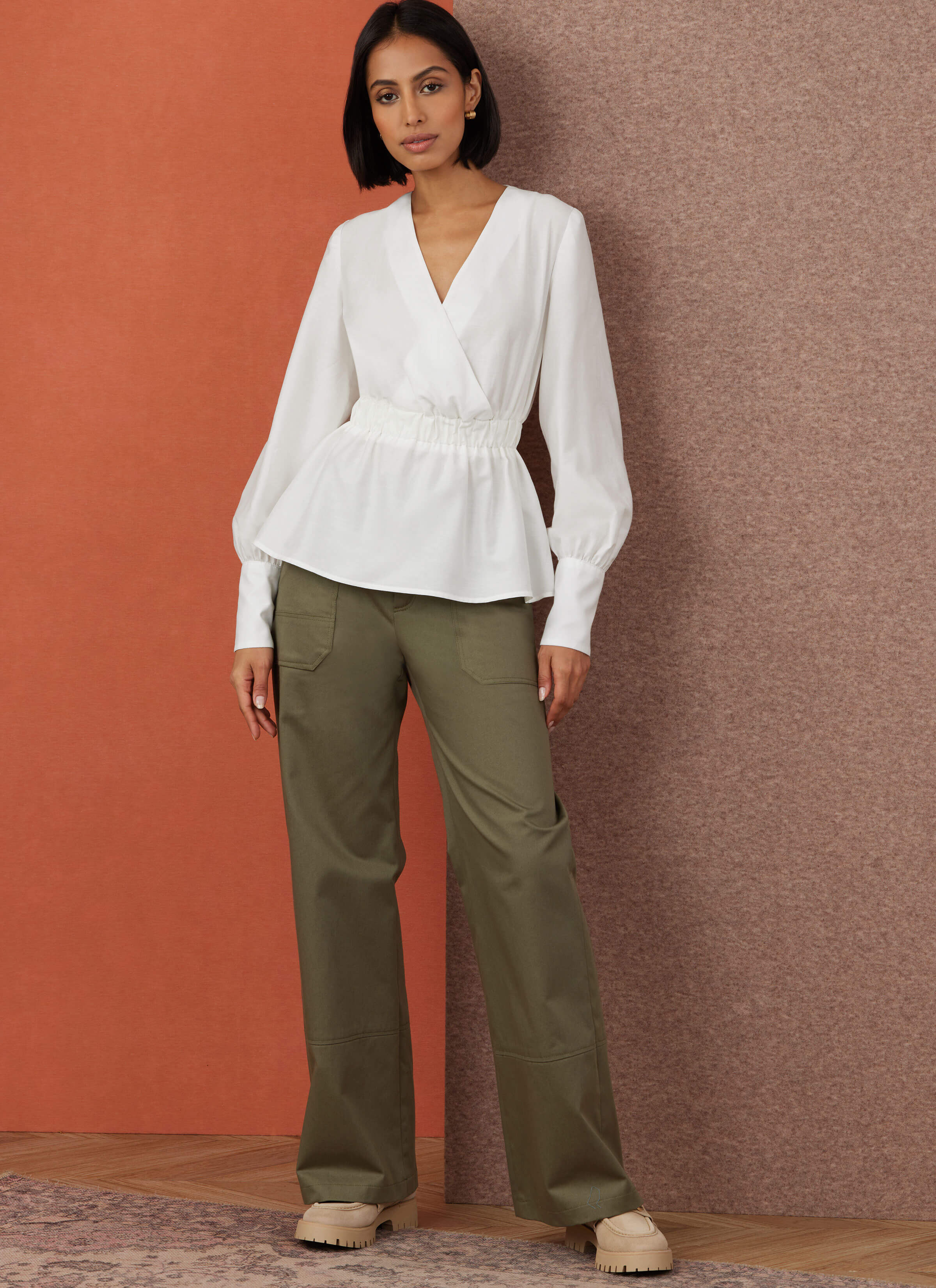 Simplicity Sewing Pattern S3004 Misses' Top with Sleeve Variations