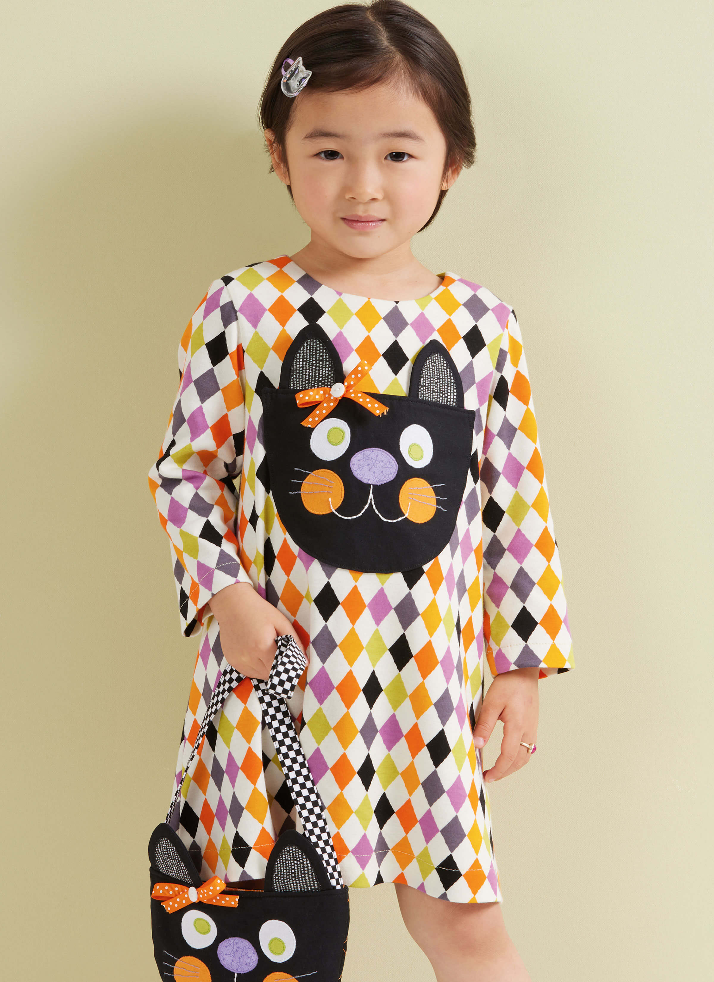 Simplicity Sewing Pattern S3042 Toddlers' Dress with Sleeve Variations and Purse by Sew Sweet Chic by Susan Cousineau
