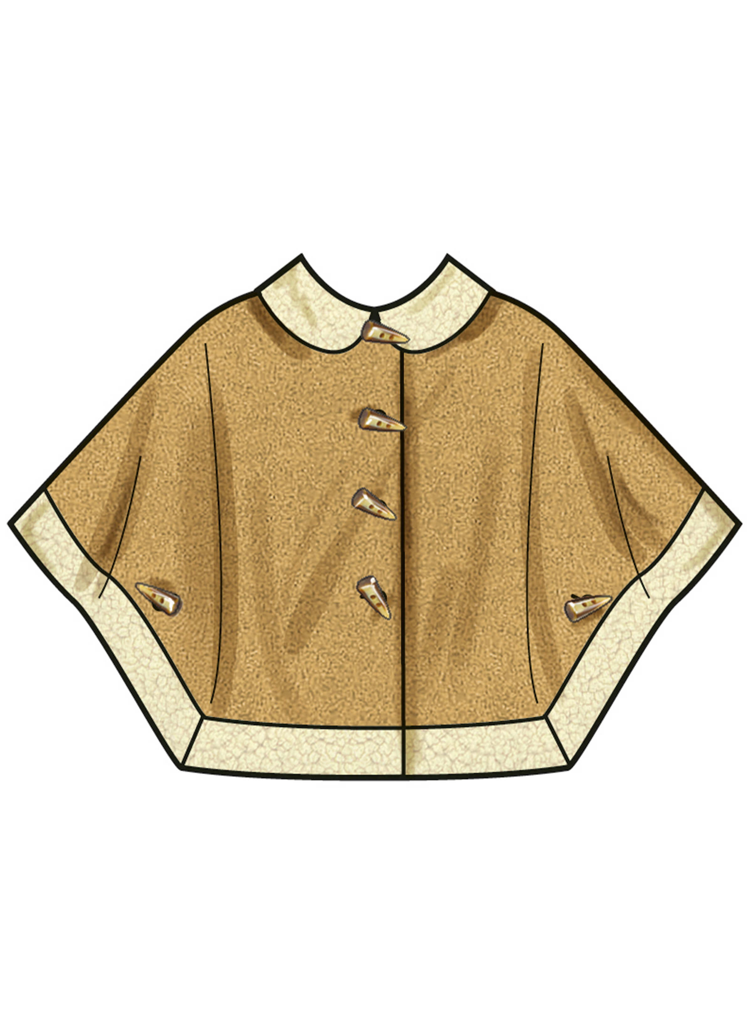 Simplicity Sewing Pattern S3043 Children's and Girls' Ponchos