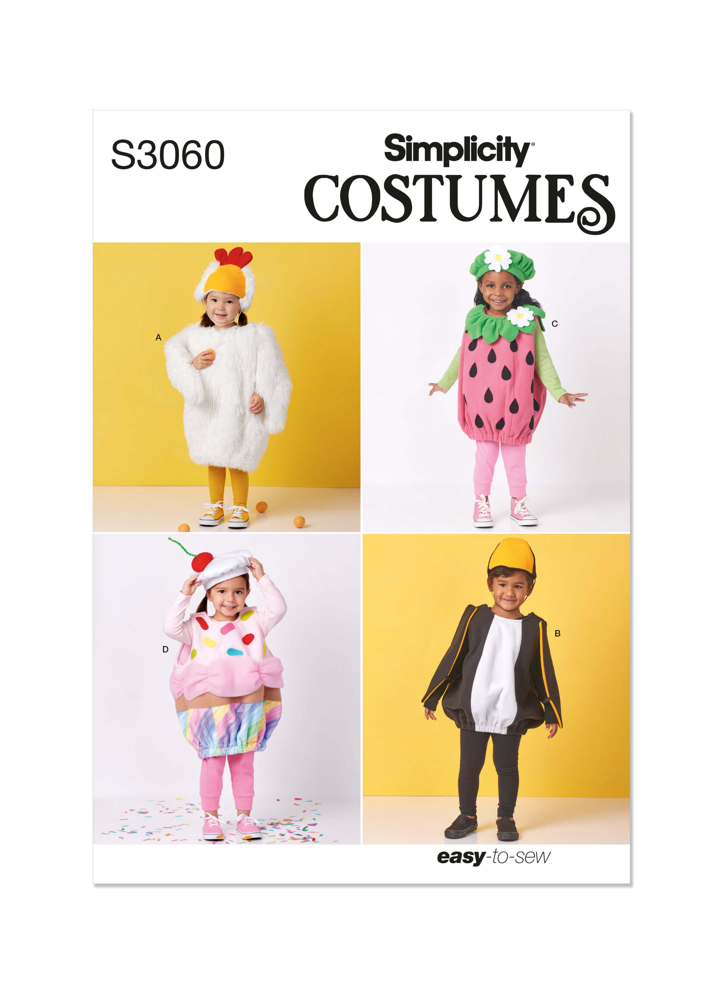 Simplicity Sewing Pattern S3060 Toddlers' Costumes